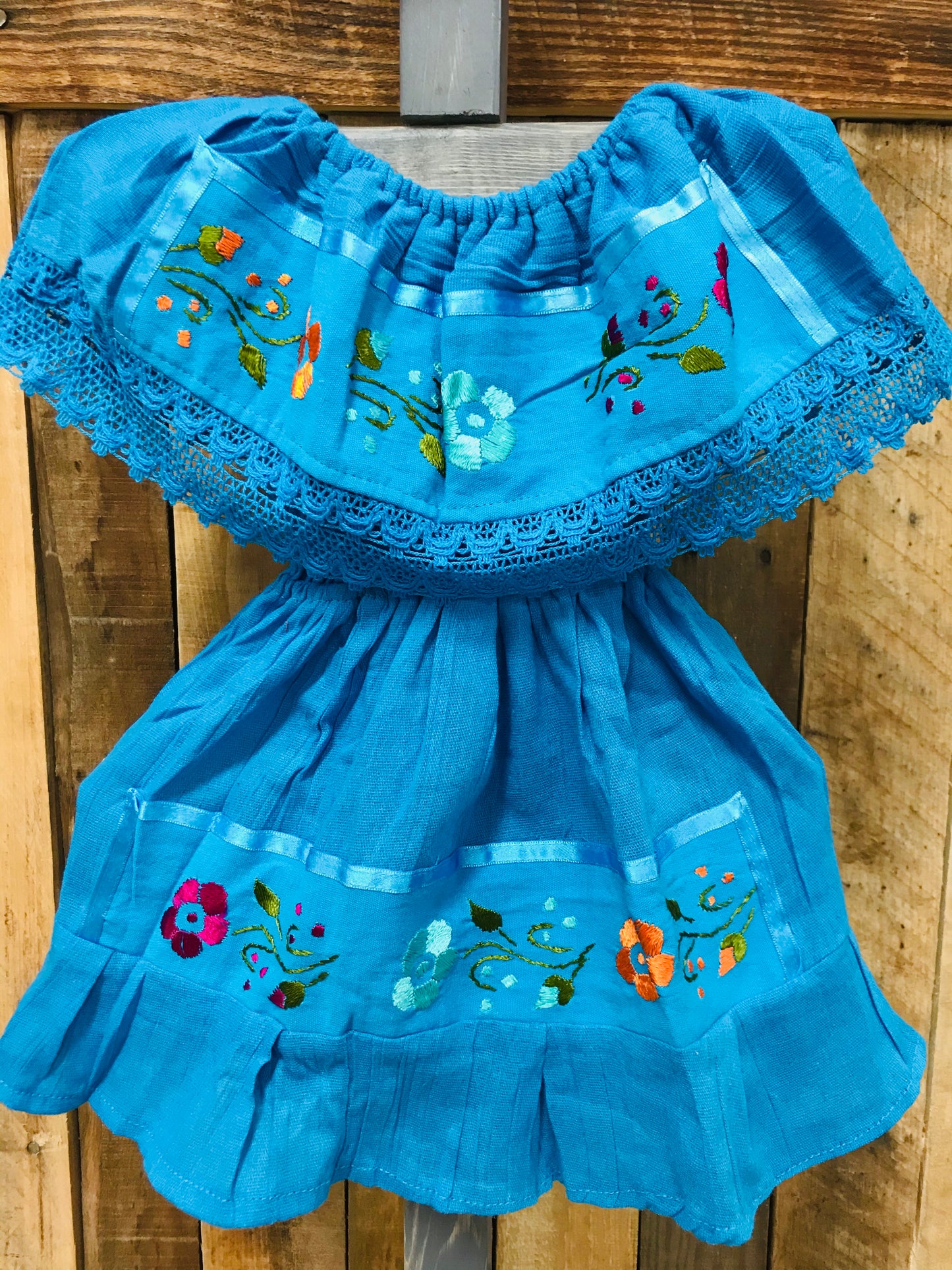 Aro Embroider Campesino Children Dress