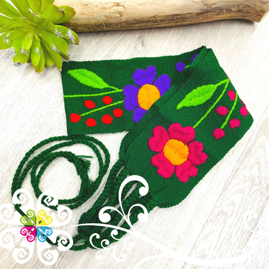 Flor Chiapas Embroider Belt