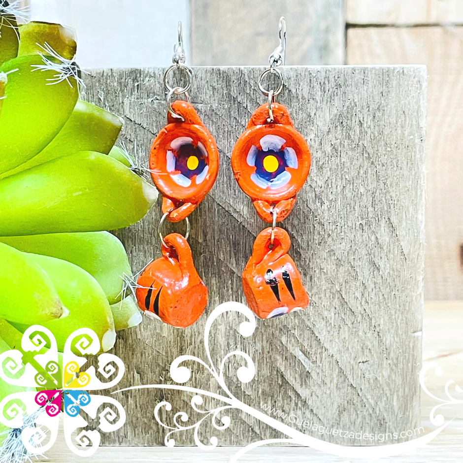 Cazuela With Mug - Cocinita Clay Earrings