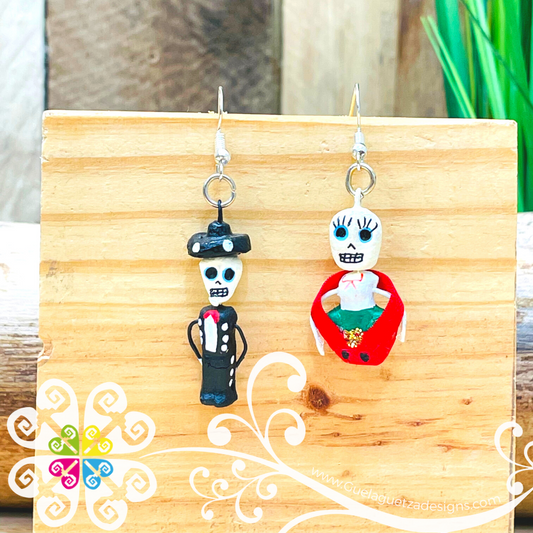 Los Mexicanos - Calaverita Clay Earrings