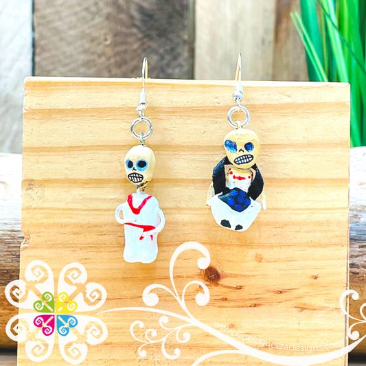 Los Veracuzanos - Calaverita Clay Earrings