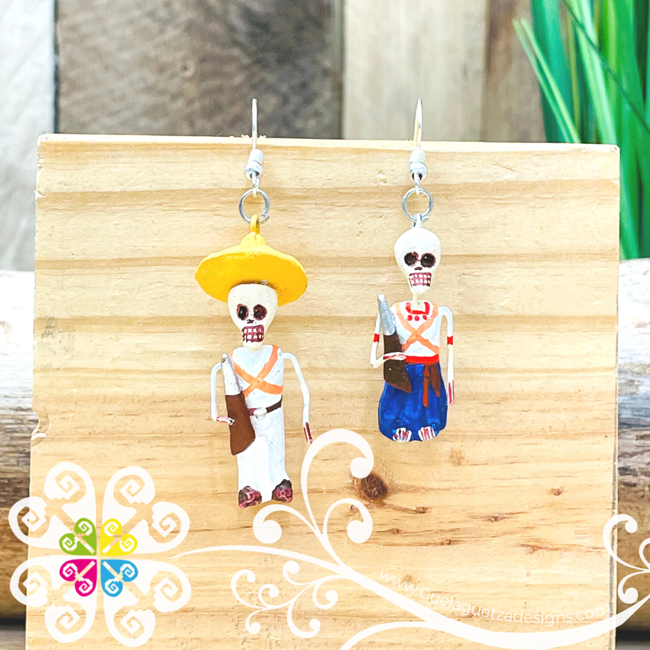 Revolucionario - Calaverita Clay Earrings