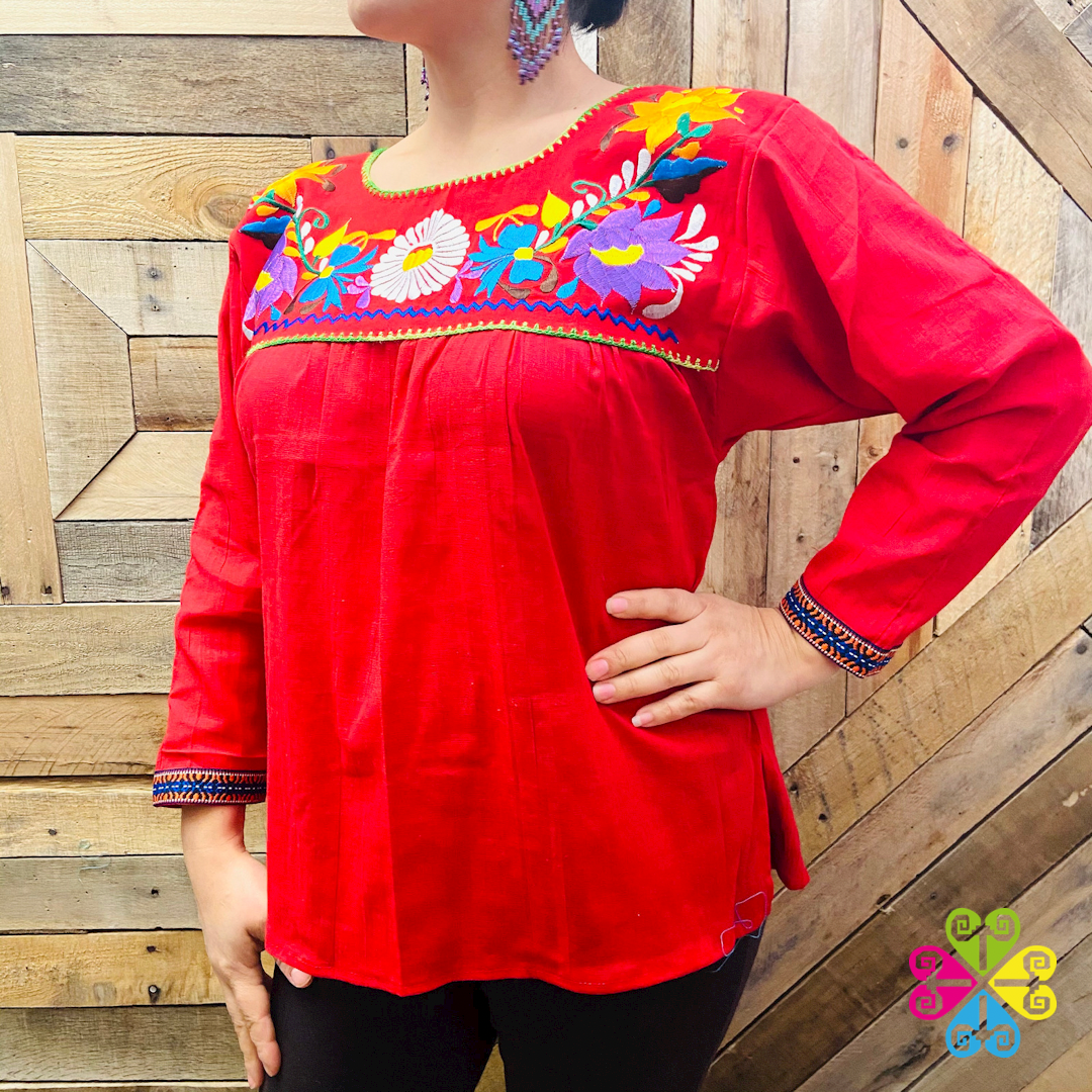 Tehuacan Top - 3/4 Sleeve