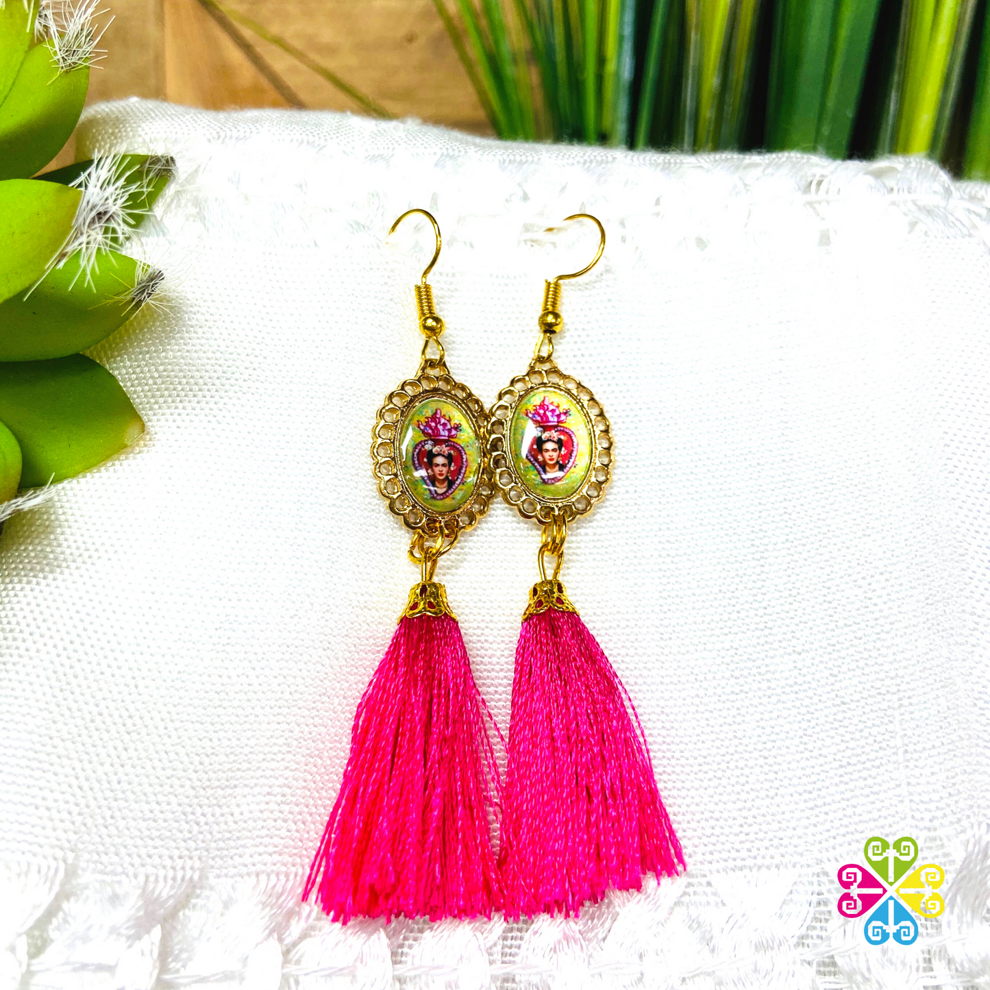 Small Frida Artisan Earrings