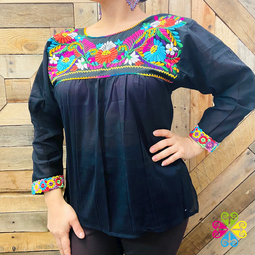 Tehuacan Top - 3/4 Sleeve