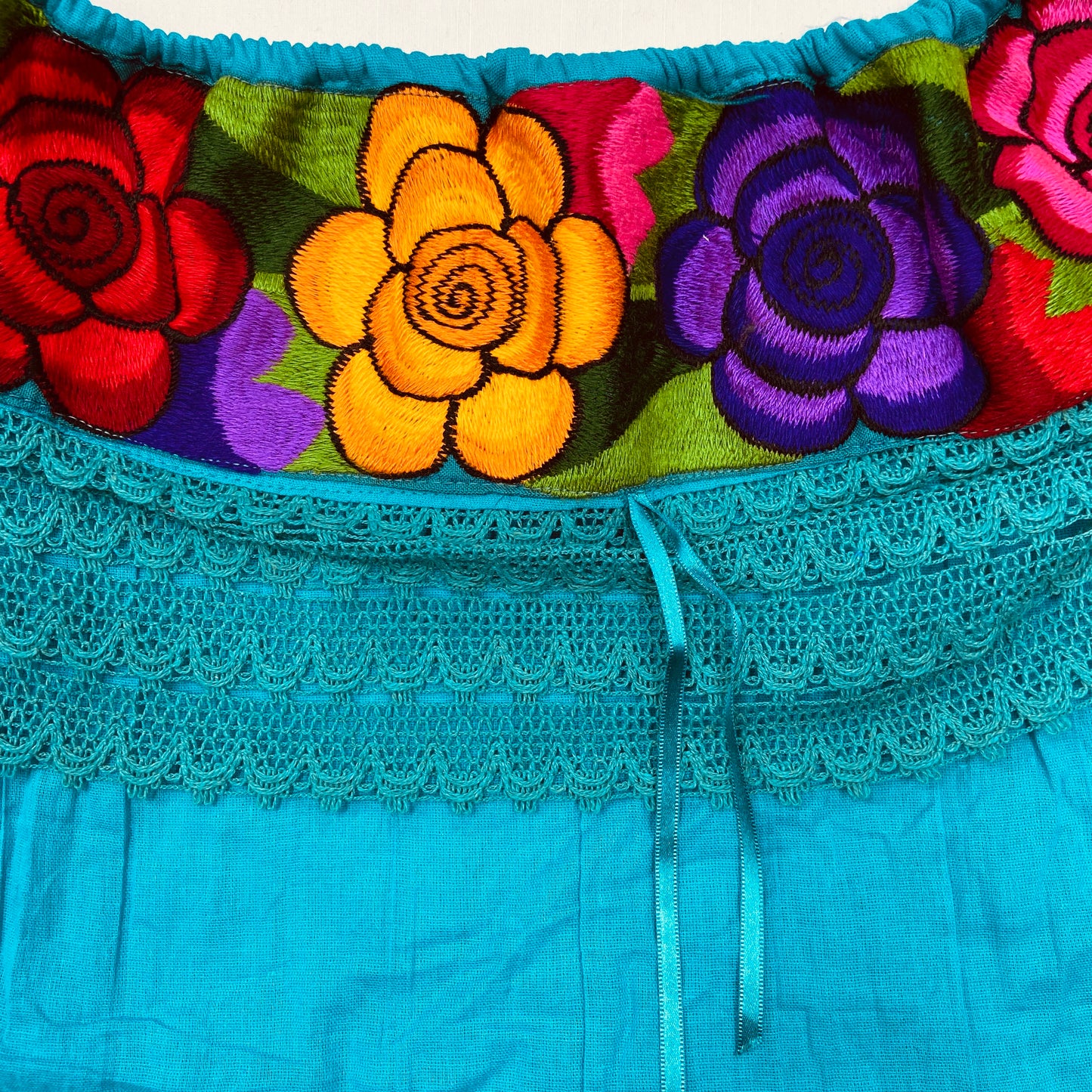 Chiapas Campesina Embroider Women Top