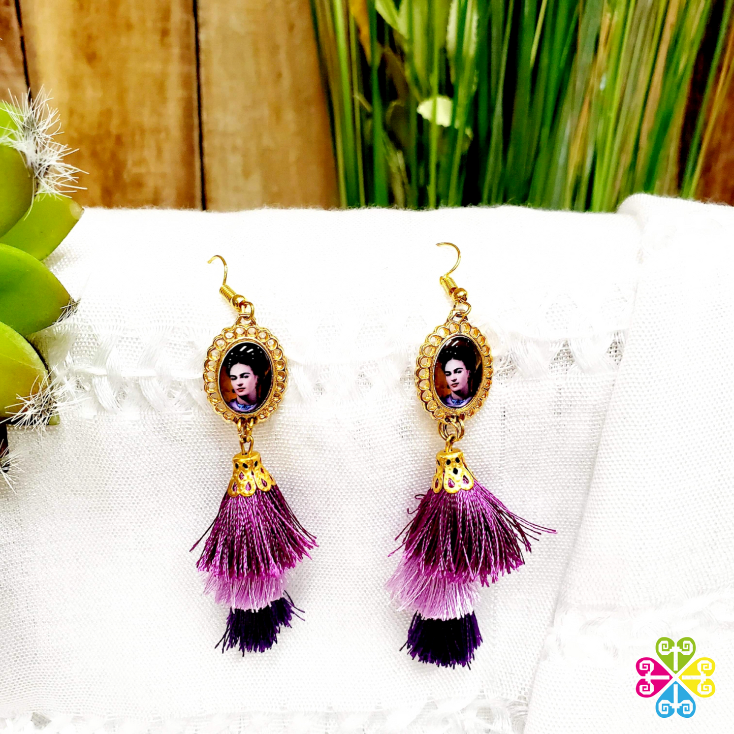 Small Frida Artisan Earrings