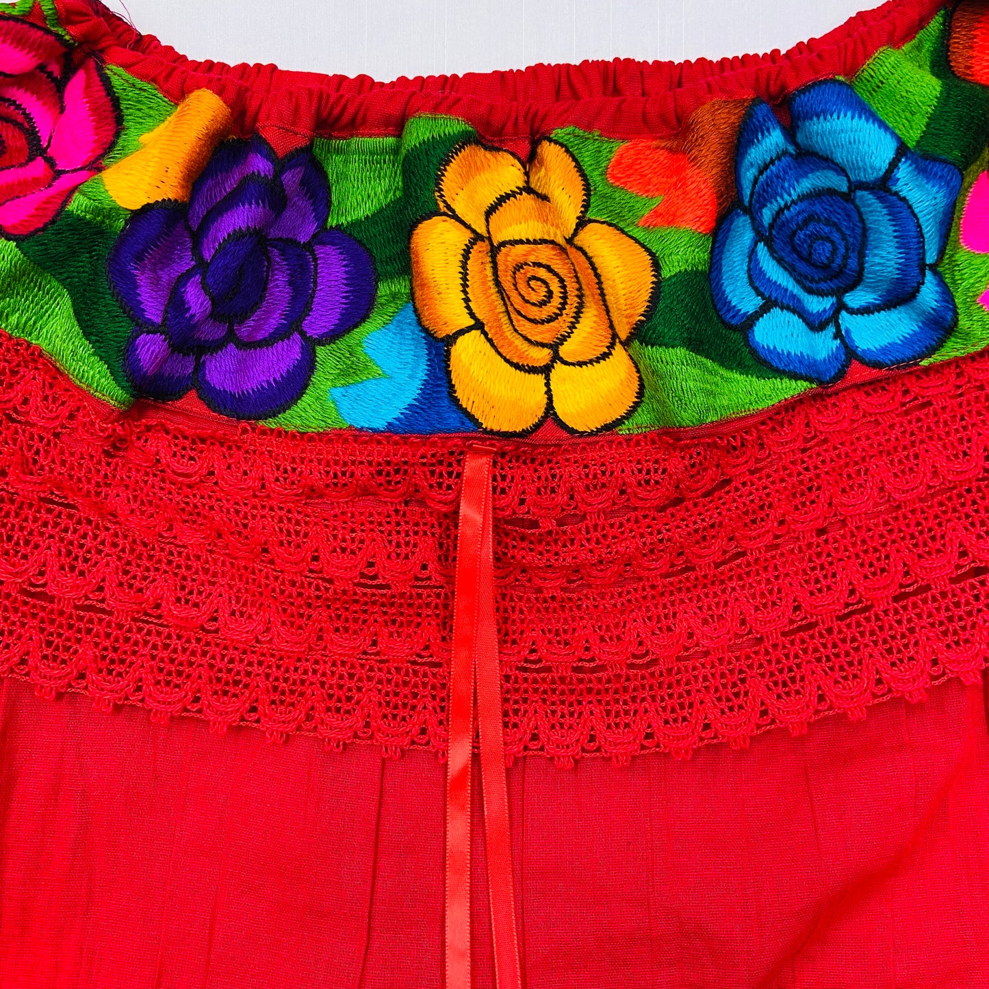 Chiapas Campesina Embroider Women Top