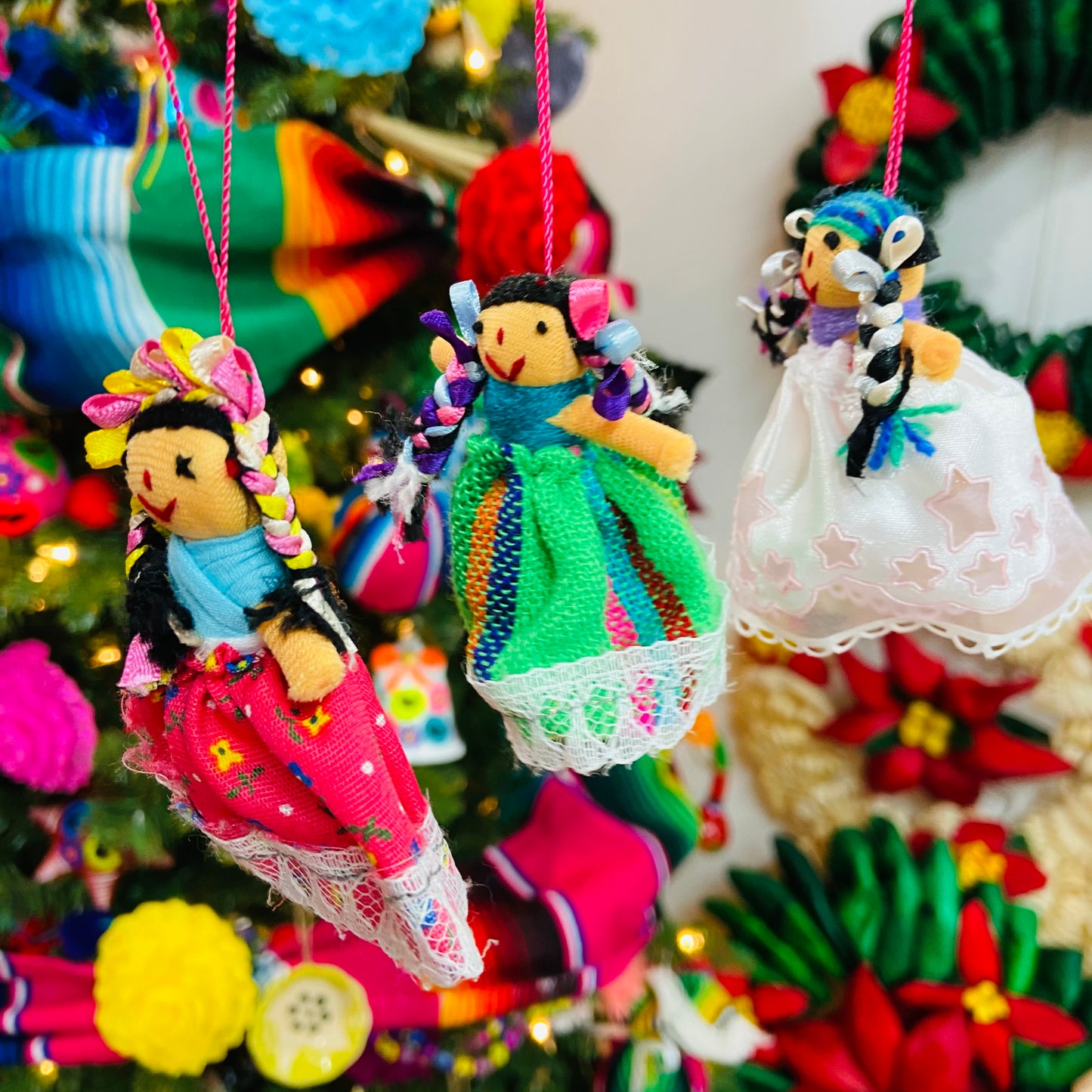 Mini Otomi Doll Ornament Sets