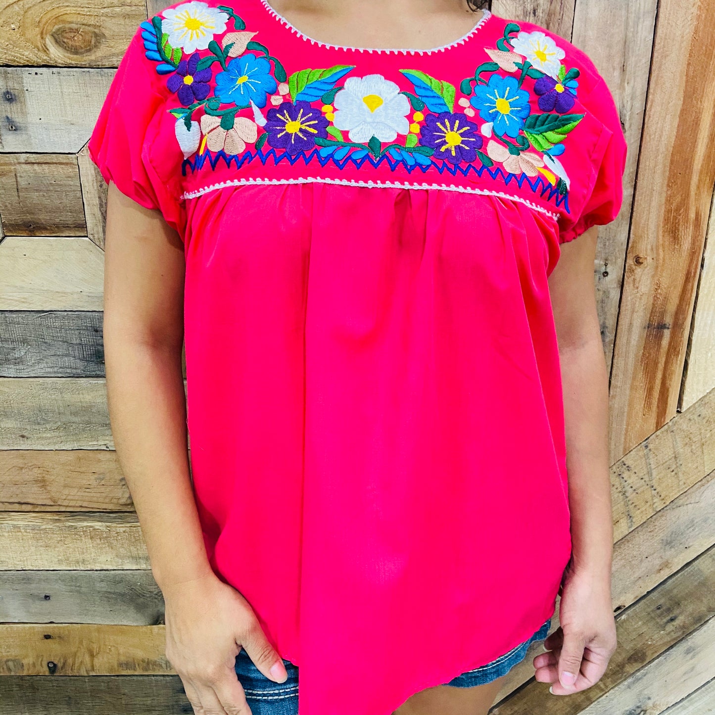 Tehuacan Embroider Top