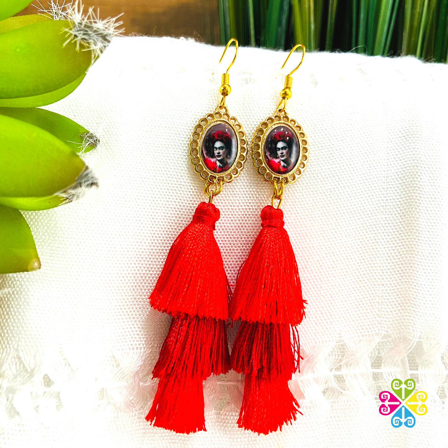 Small Frida Artisan Earrings