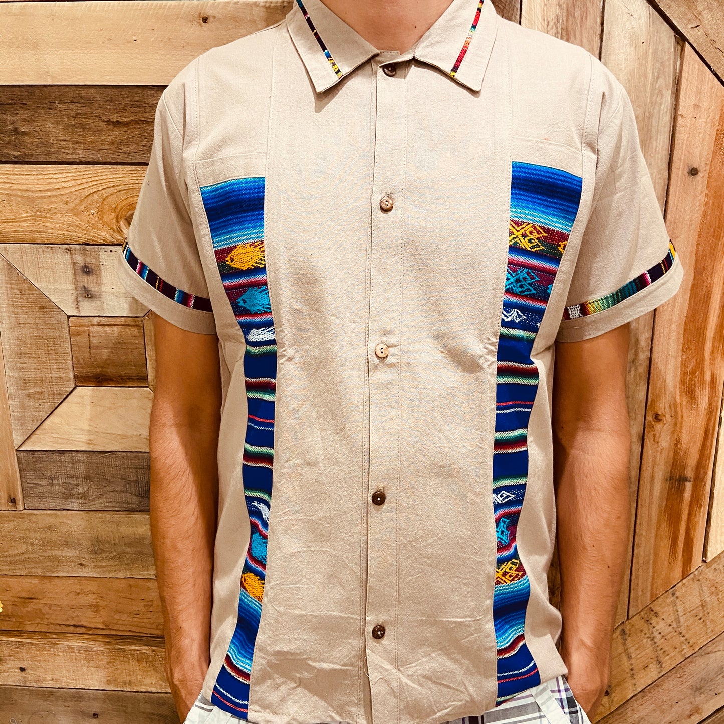 Men Coralillo Shirt- Double Lines