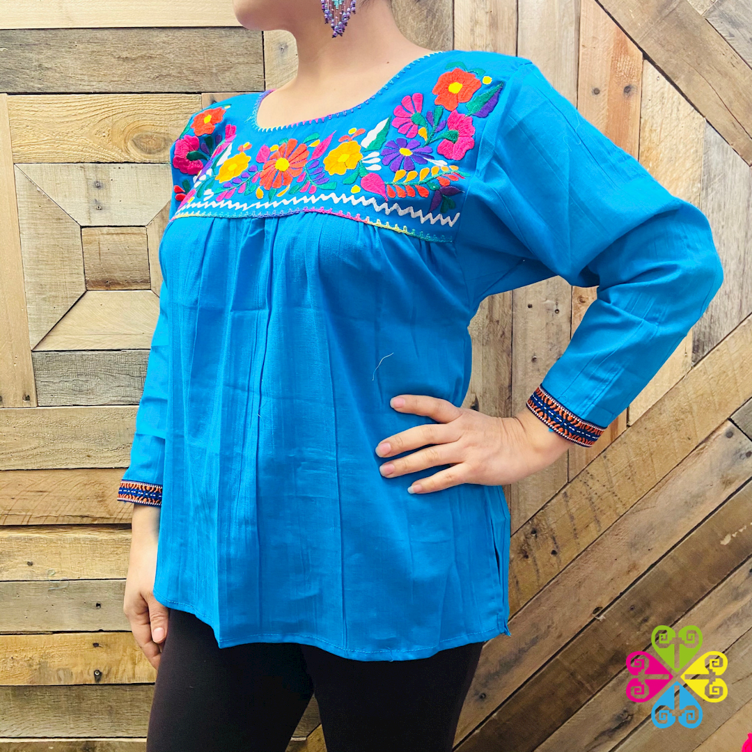 Tehuacan Top - 3/4 Sleeve